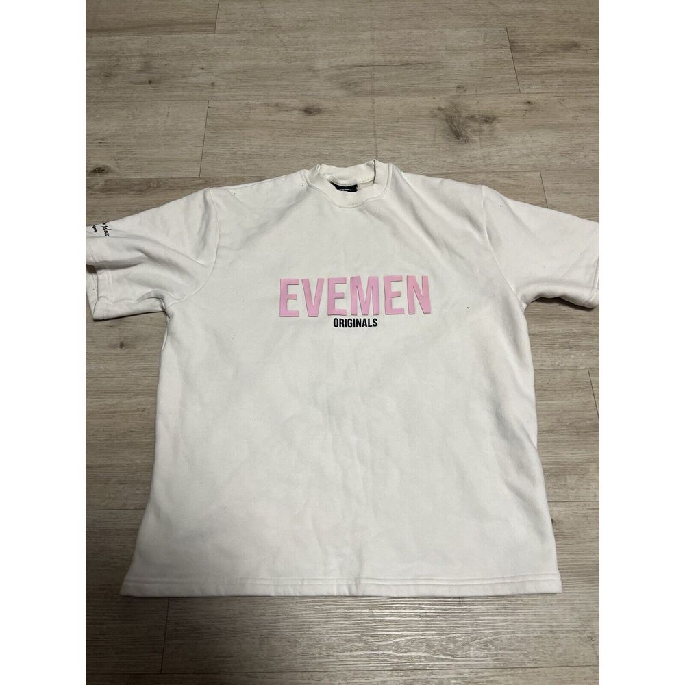 Evemen Genesis Shirt Biscoff‎ Sweatshirt Size Medium Women's Short Sleeve